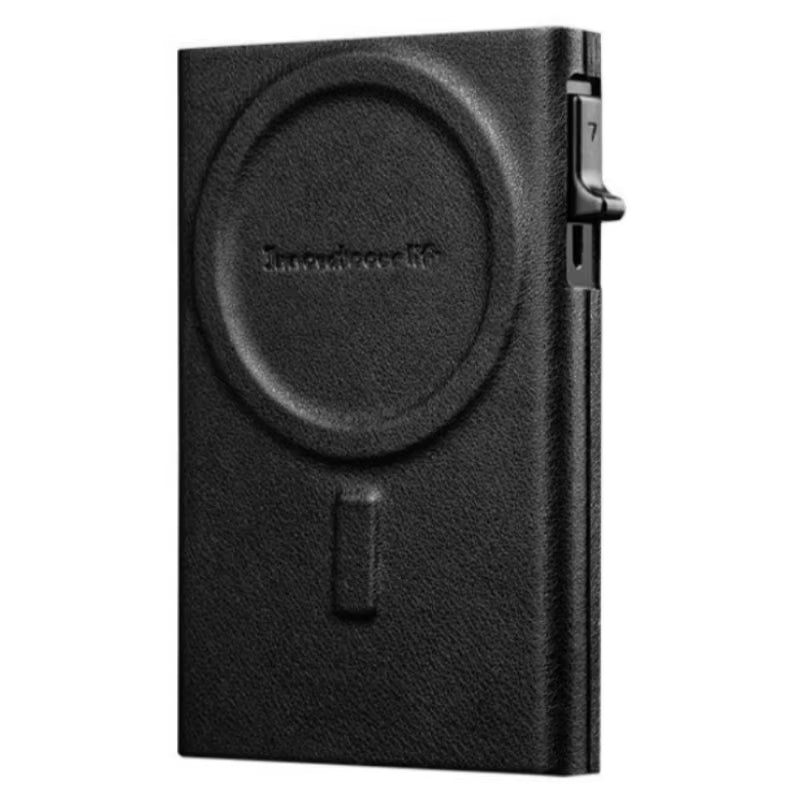 Customize Metal Aluminum Card Holder Pop up Pu Leather Magnetic RFID Wallet for Iphone